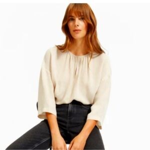 Everlane Cupro blouse top
